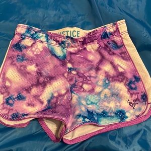Justice size 8 shorts girls